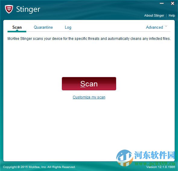 McAfee AVERT Stinger(杀毒软件) 12.1.0.3272 免费版