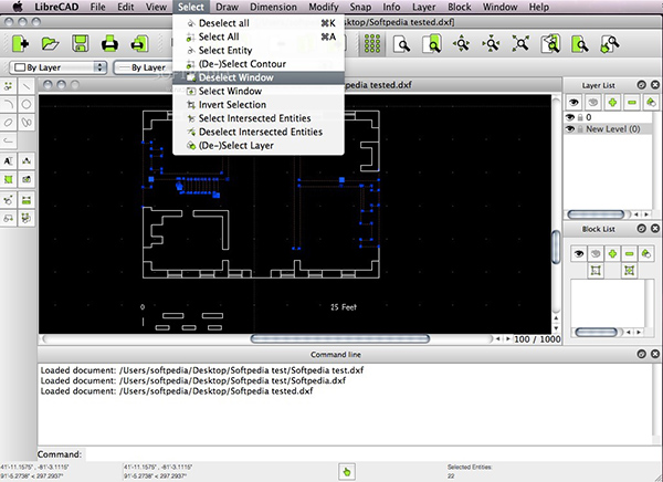 LibreCAD Mac版 2.0.9