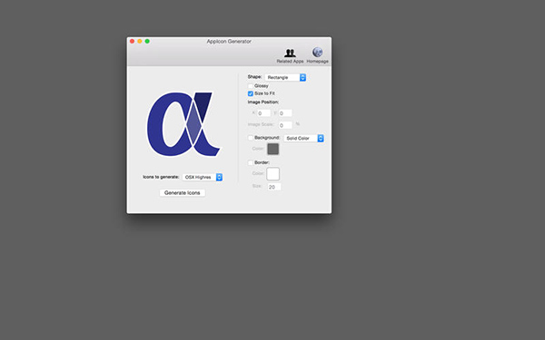 AppIcon Generator Mac版 1.1.0
