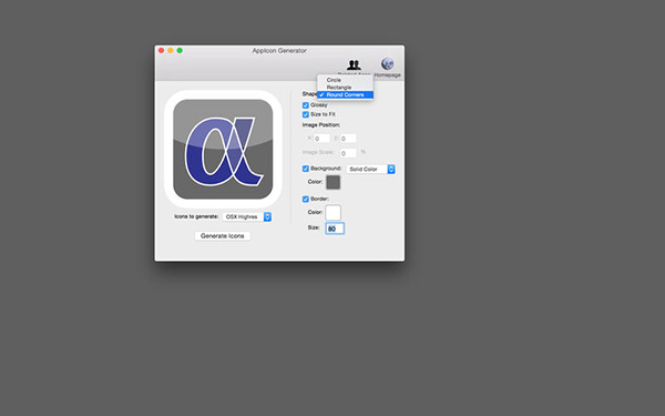 AppIcon Generator Mac版 1.1.0