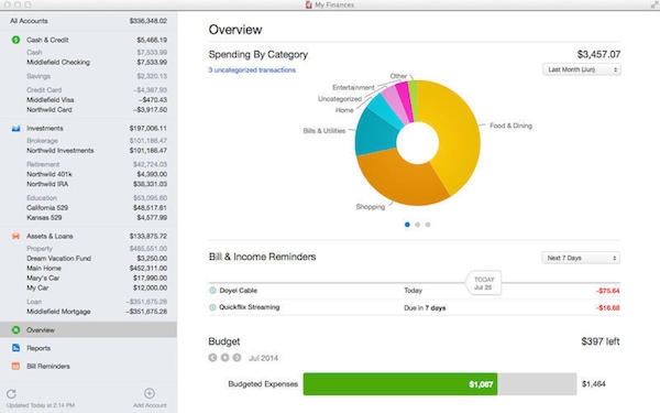 Quicken 2016 Mac版 3.0.3