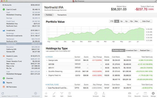 Quicken 2016 Mac版 3.0.3