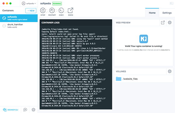 Docker Toolbox Mac版 1.11.0