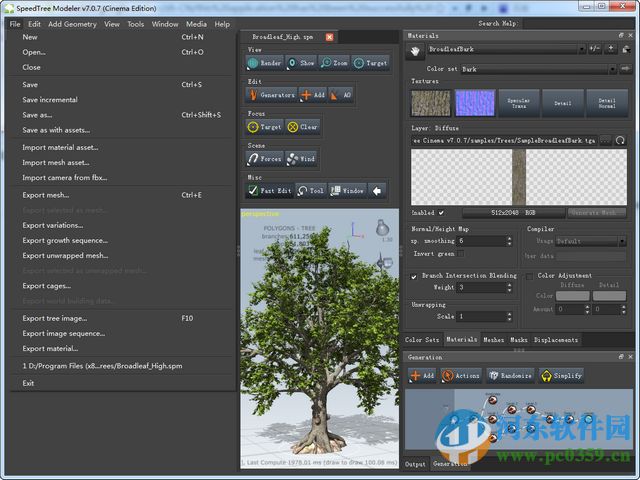 speedtree cinema下载 7.0.7 完美破解版