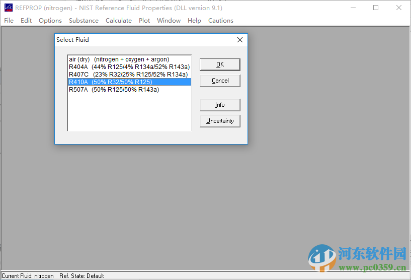 refprop(制冷剂物性查询运算软件)附中文教程 9.1 最新免费版