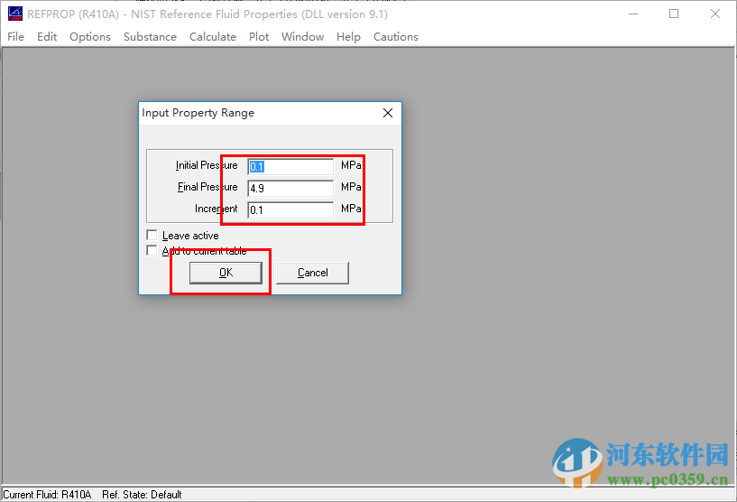 refprop(制冷剂物性查询运算软件)附中文教程 9.1 最新免费版