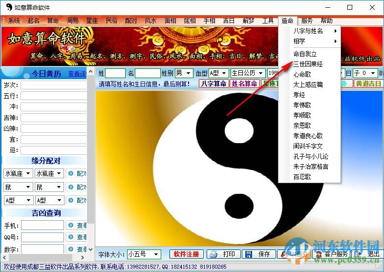 如意算命软件下载 1.0 绿色特别版
