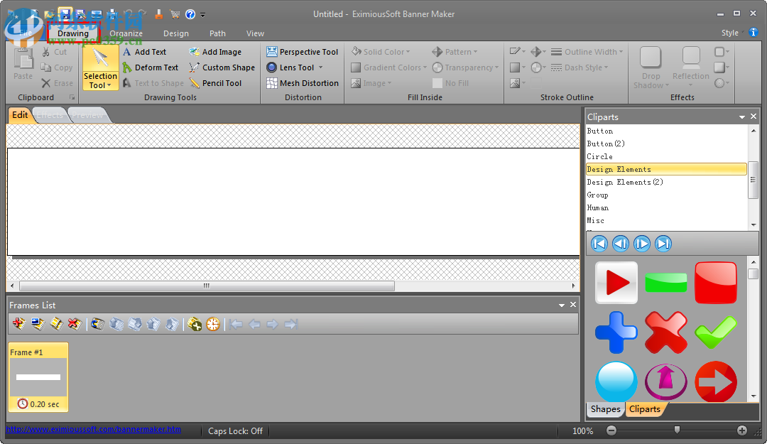 eximioussoft banner maker(横幅制作软件) 5.43 中文免费版