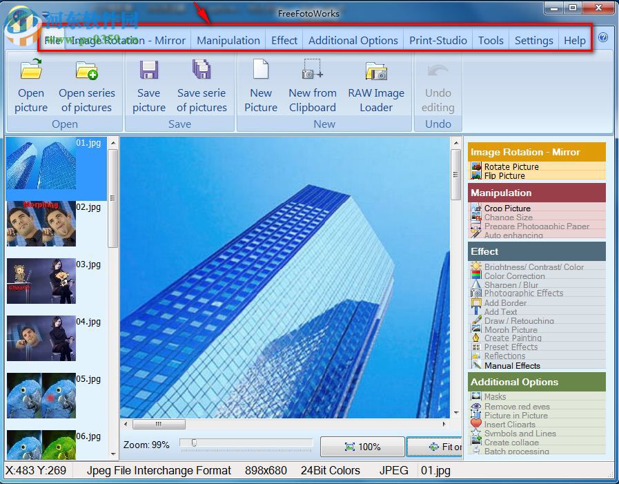 FreeFotoWorks(图像编辑) 19.0.4 免费版