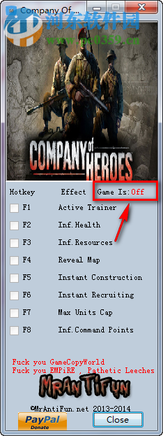 英雄连通用七项修改器下载 2.700.2.42 绿色免费版