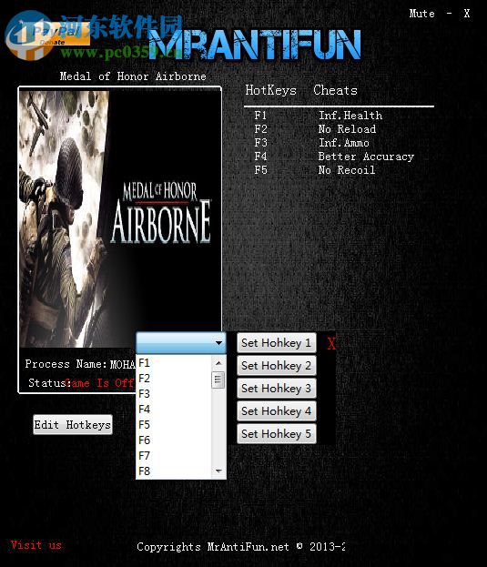 荣誉勋章:空降神兵+5项修改器 1.3 免费版