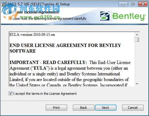 Bentley SACS V8i下载(SELECTSeries 4) 05.06.02.03 免费版