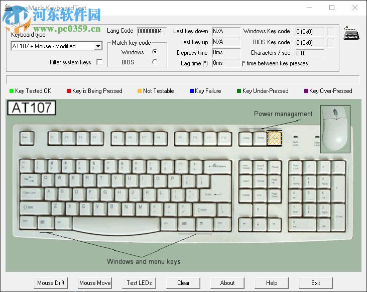 PassMark KeyboardTest下载(<a href=/y/jianpancs/ target=_blank class=infotextkey>键盘测试</a>) 3.2.0 绿色汉化版