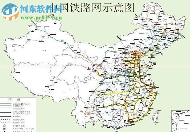 中国铁路地图下载 1.0 高清电子版