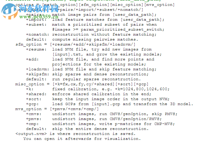 VisualSFM(SFM三维重建工具) 0.5.26 绿色版64位