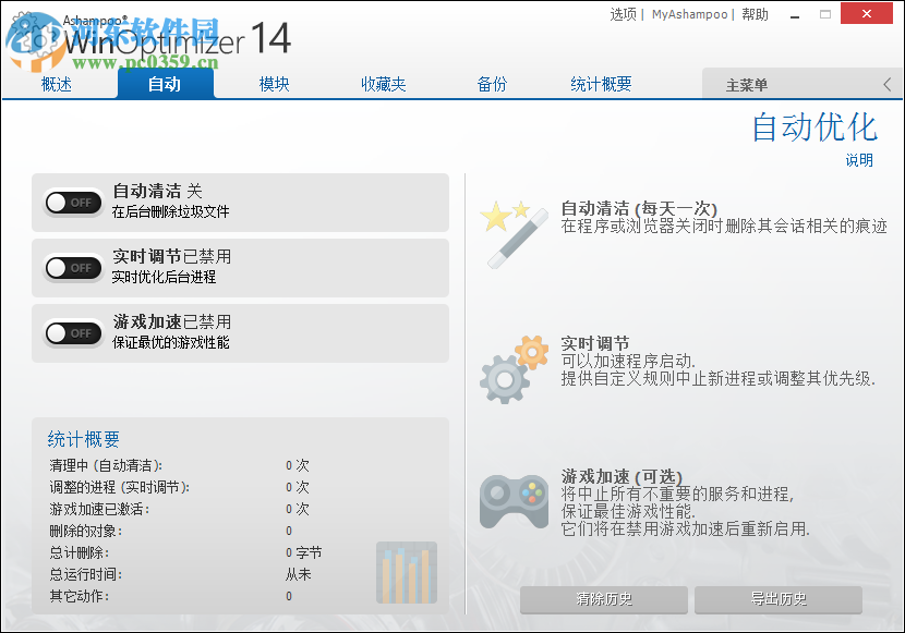 阿香婆系统优化软件下载(Ashampoo WinOptimizer) 14.00.02 免注册版