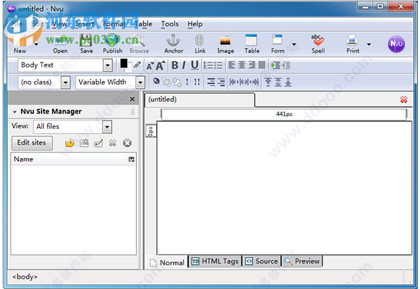 Nvu(所即所得的网页编辑器) 1.1 汉化版
