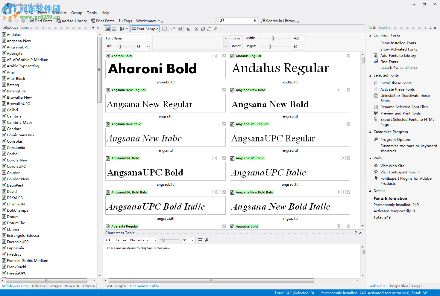 FontExpert 2018(字体管理器) 15.0.2 免费版