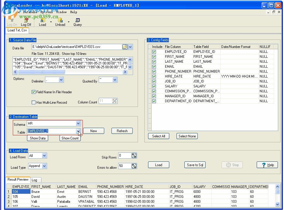 OraLoader(Oracle数据导入/导出软件)