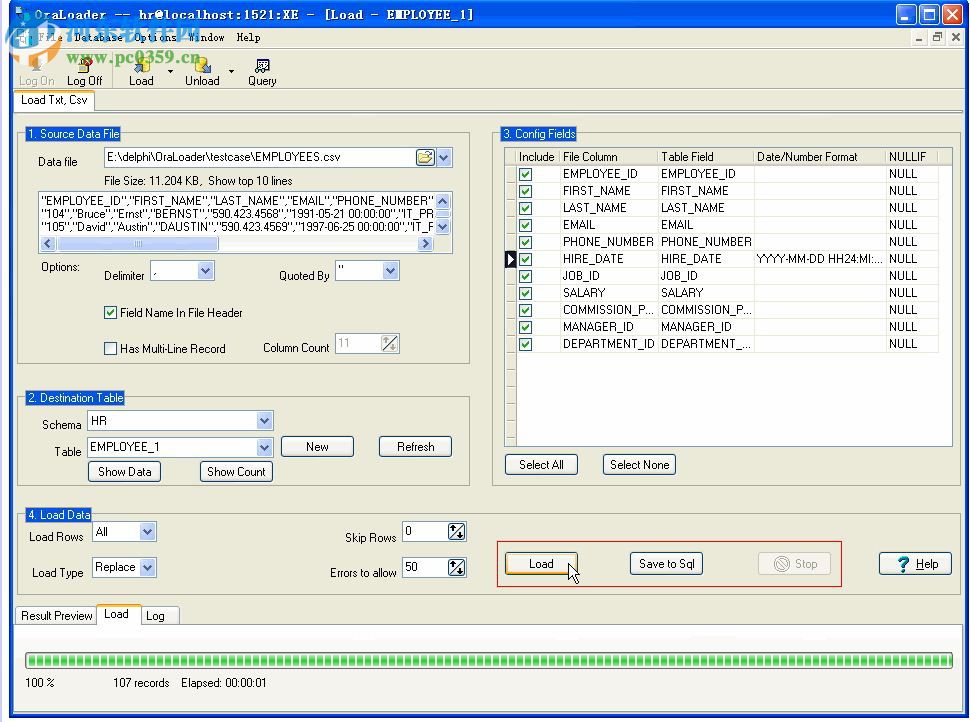 OraLoader(Oracle数据导入/导出软件)