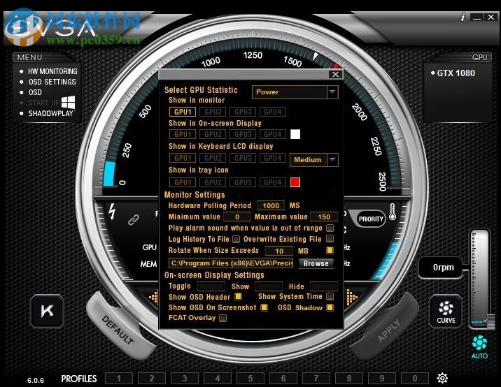 evga precision xoc(evga超频软件) 6.2.7 官方版
