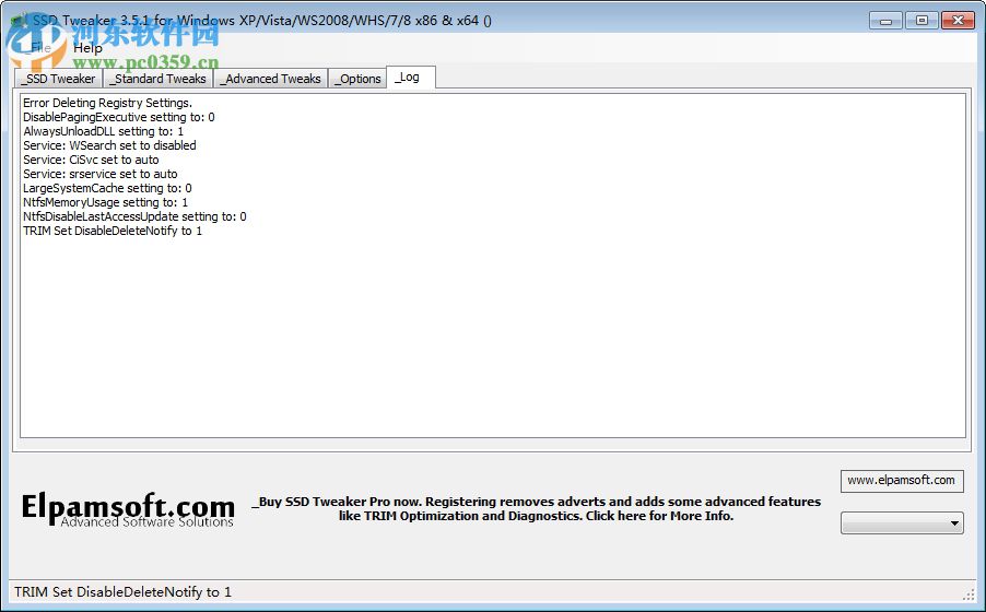 ssd tweaker免注册码(固态硬盘优化软件)下载 4.0.1 免费版