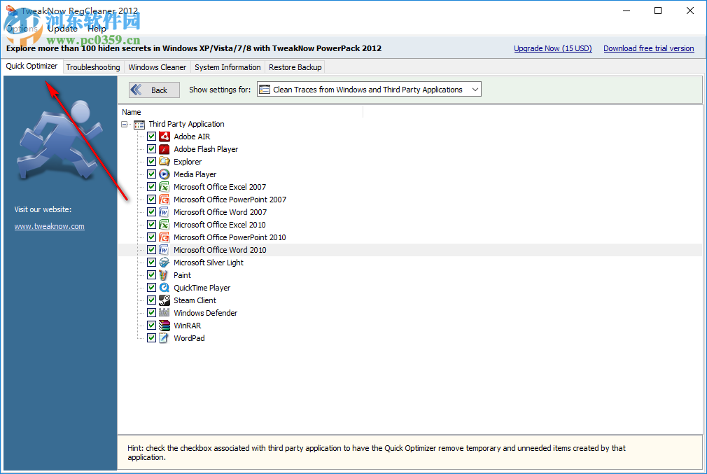 TweakNow RegCleaner Pro 7.2.6.0 绿色版