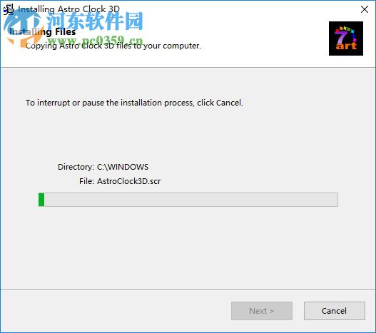 AstroClock3D(3D时钟屏保) 1.0 免费版