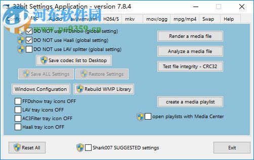 Shark007 Advanced Codecs(3D视频解码器) 8.4.7 官方版