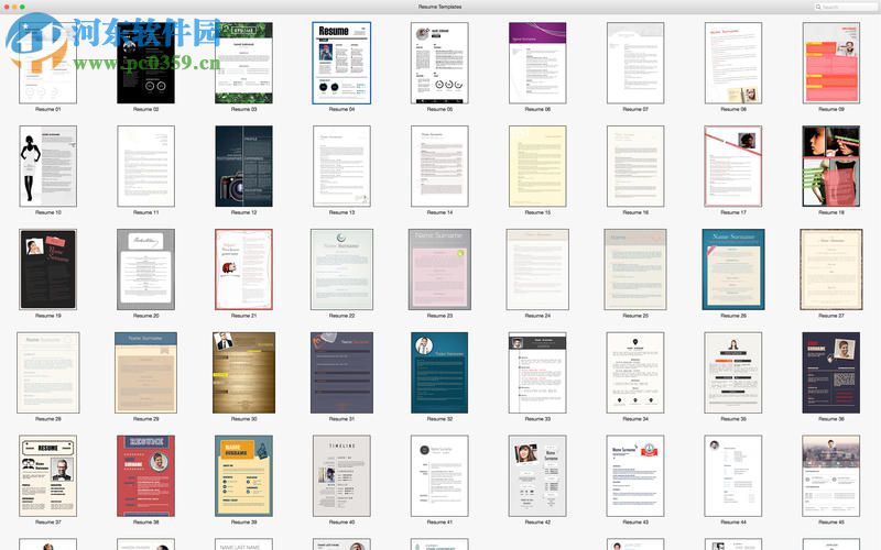 Resume Templates for Mac 1.4
