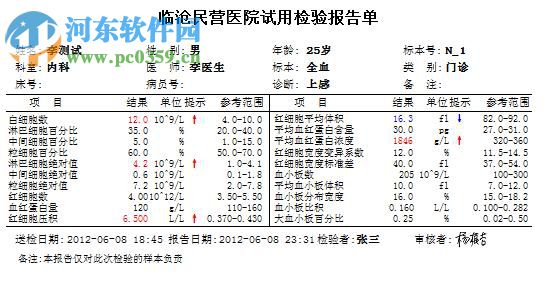医学检验报告编辑系统软件下载 8.0.1236 官方版