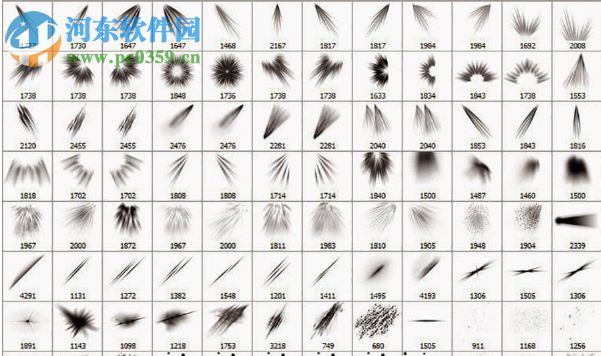 ps光线笔刷 免费版