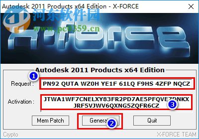 CAD2011注册机64位 1.0 绿色免费版