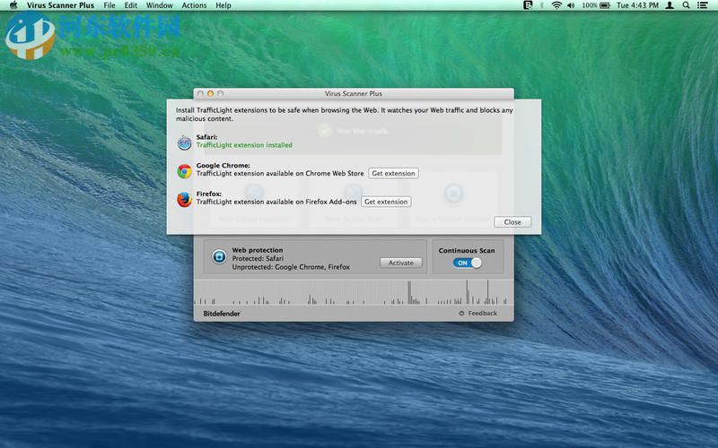 Virus Scanner Plus for Mac(病毒查杀软件) 3.9