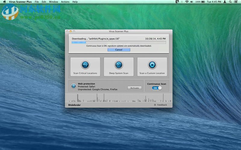 Virus Scanner Plus for Mac(病毒查杀软件) 3.9