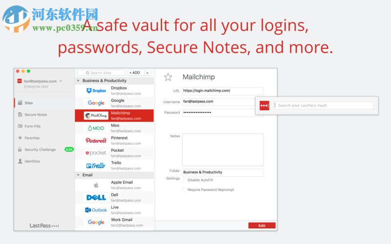 LastPass for mac(密码管理软件) 3.22.2