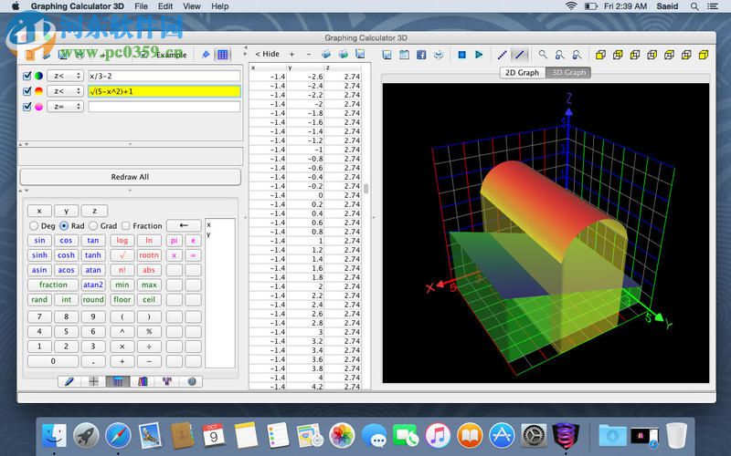 Graphing Calculator 3D for Mac（<a href=/k/tubiaozhziuo/ target=_blank class=infotextkey>图表制作软件</a>） 6.6