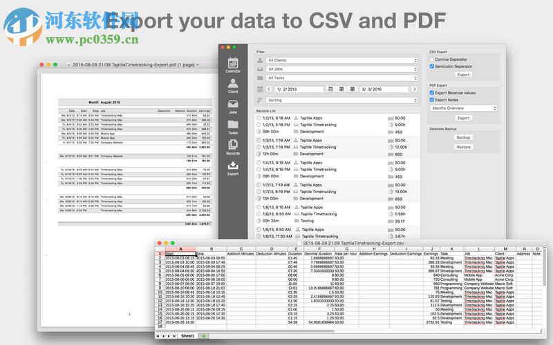 Taptile Timetracking for Mac(日程管理软件) 3.3