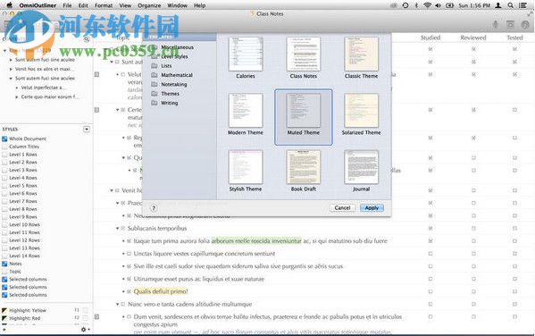 Omnioutliner pro 4 for Mac(思维导图软件) 5.1.1