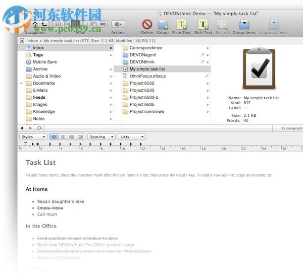 DEVONthink Pro for mac（文件管理软件） 2.9.11