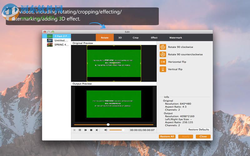 4K UHD Converter for Mac（4k视频转换软件） 6.5.59