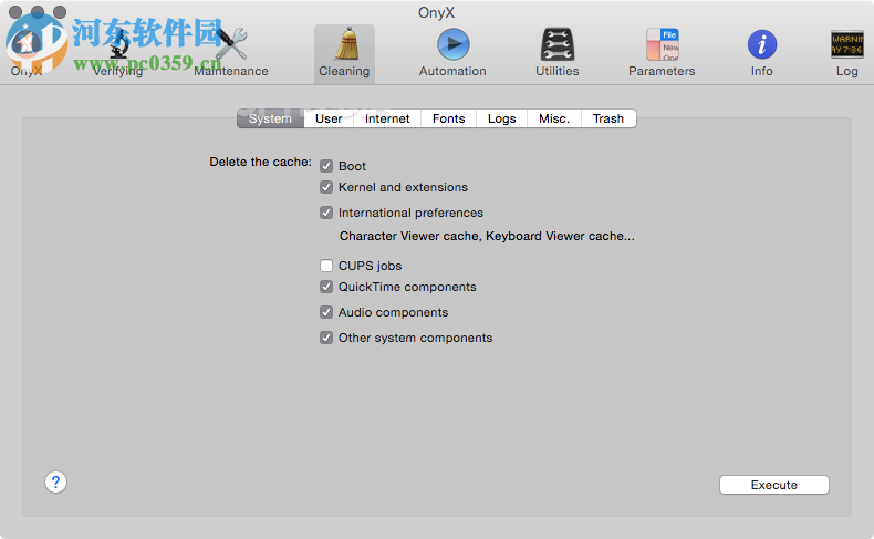 Onyx for mac(系统优化工具) 3.2.8