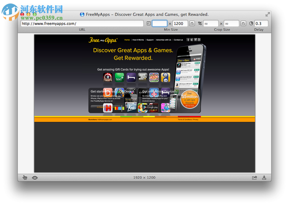 BrowseShot for Mac（网页截图工具） 1.0
