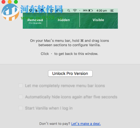 Vanilla for Mac(mac图标隐藏软件) 1.0.6