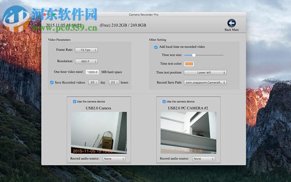 Camera Record Pro HD for Mac（mac视频监控软件） 3.2.5