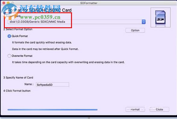 SDFormatter for Mac（sd卡修复工具） 4.0