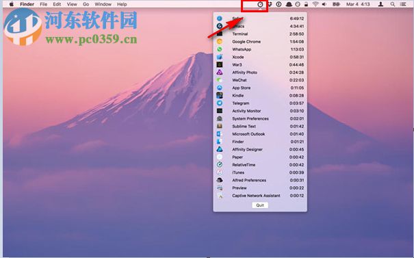 Relative Time for Mac(应用使用时间记录工具) 1.4