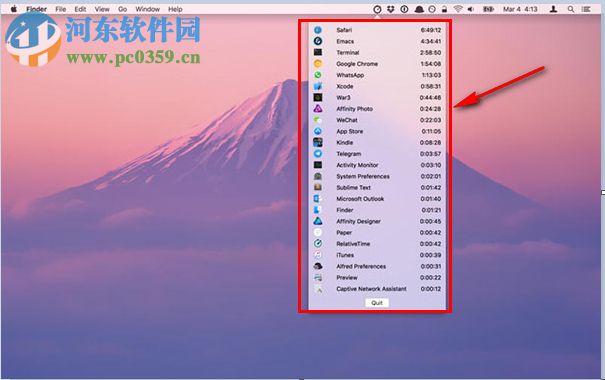 Relative Time for Mac(应用使用时间记录工具) 1.4