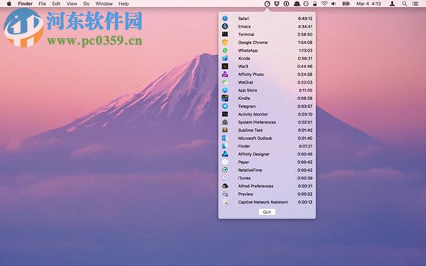 Relative Time for Mac(应用使用时间记录工具) 1.4