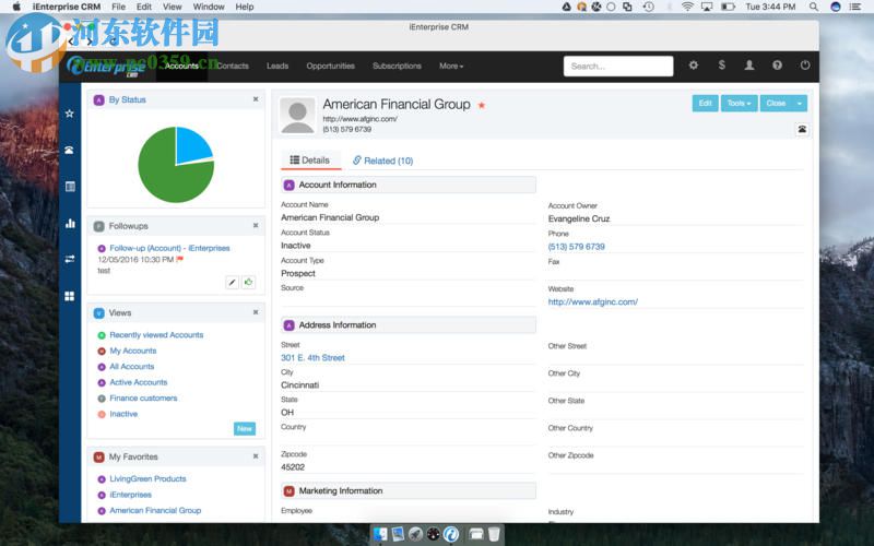 iEnterprise CRM for Mac（crm管理系统） 1.2